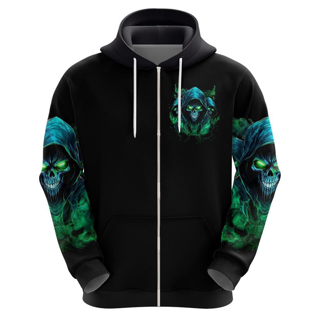 Flame Skull Hoodie I Don't Stop When I Tired I Stop When I Fucking Done DT01