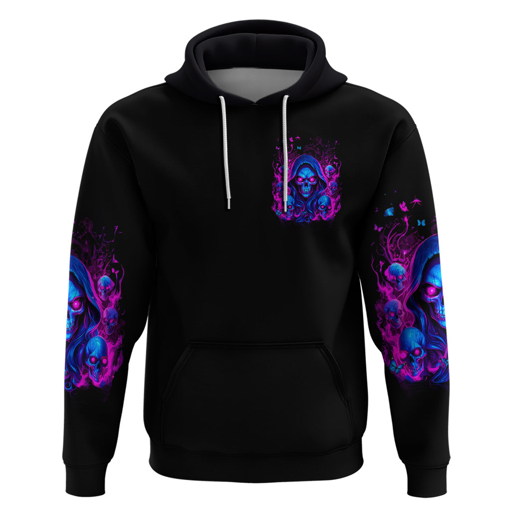 Flame Skull Hoodie The Good Girl In Me Got Tired Of The Bullshit DT01
