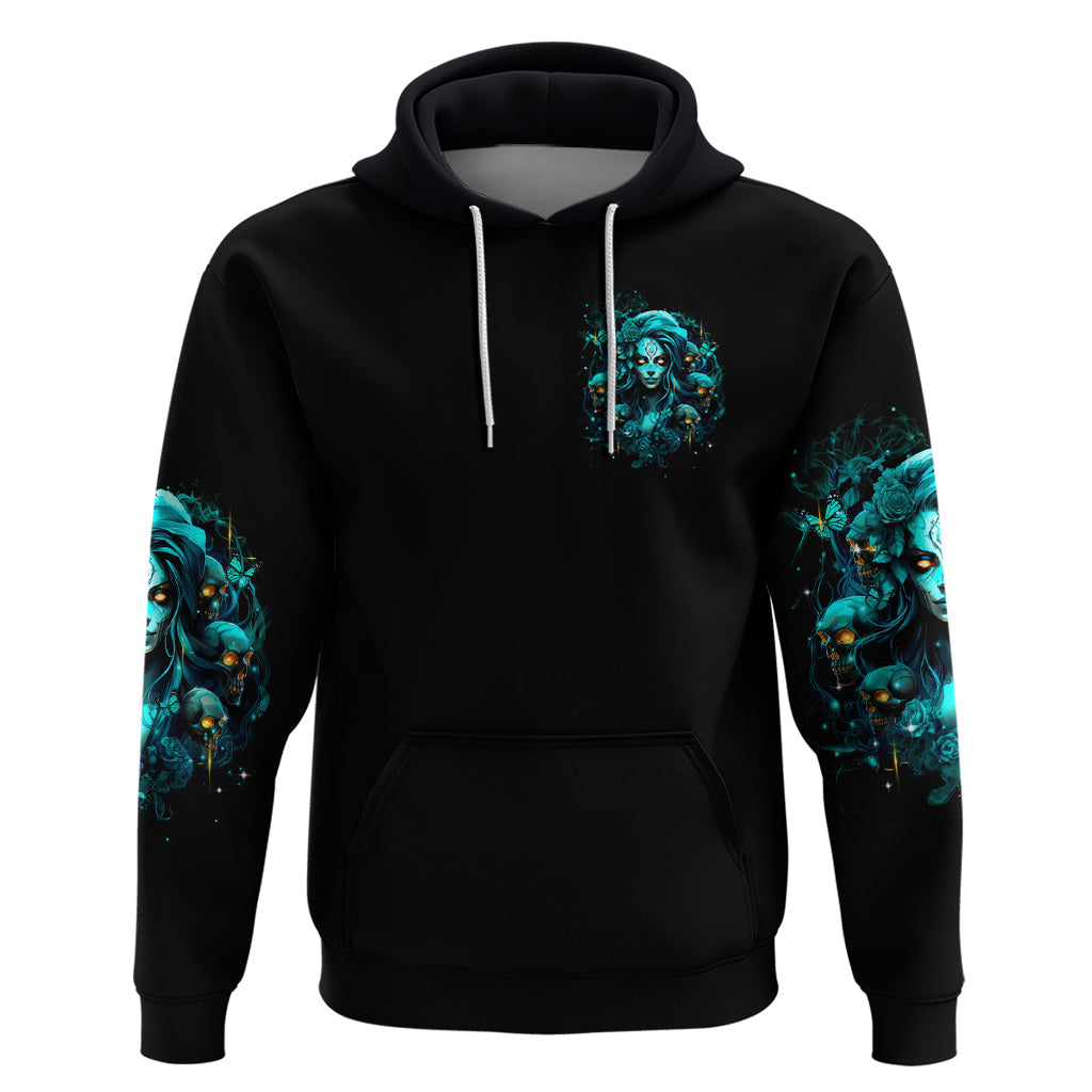 Lady Skull Hoodie Assuming I Was Like Most Girls Was Your First Mistake DT01