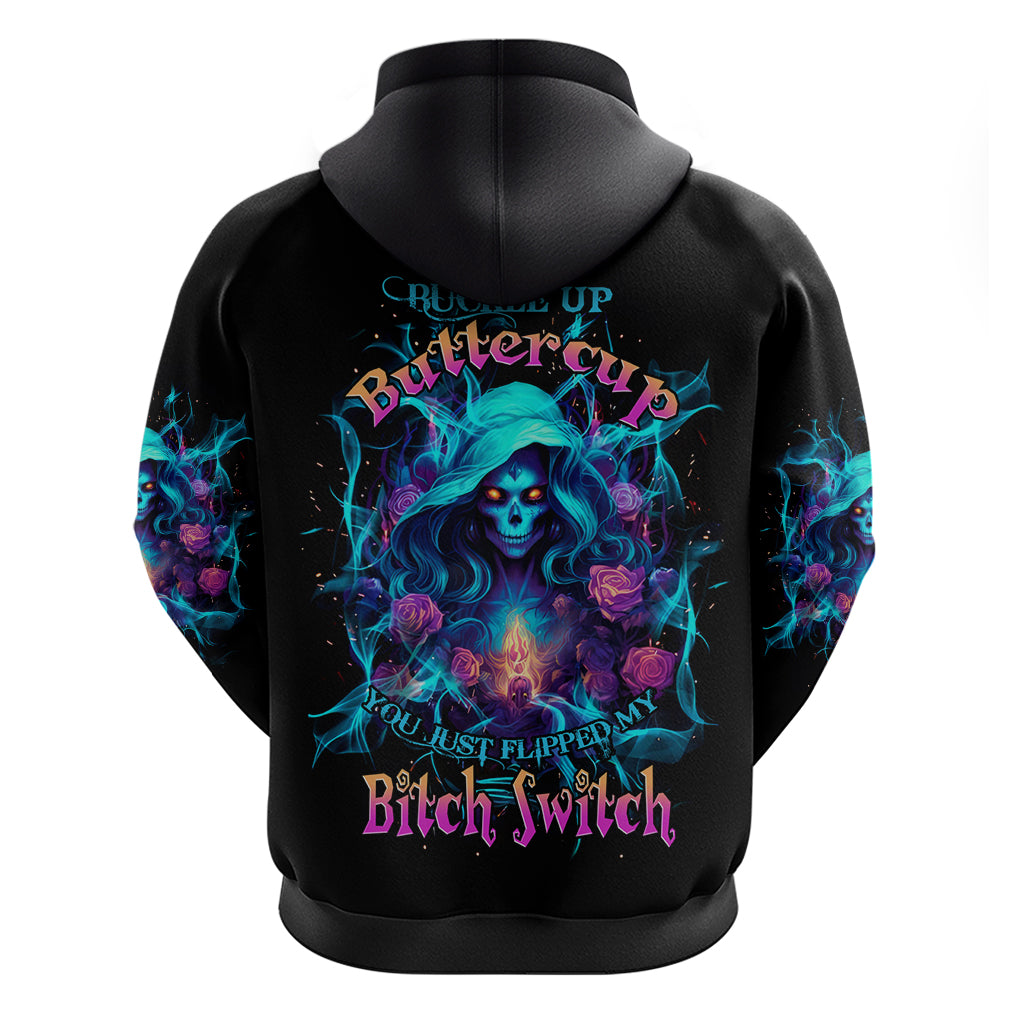 Witch Skull Hoodie I'm A Good Person But Don't Give Me A Reason To Show My Evel Side DT01