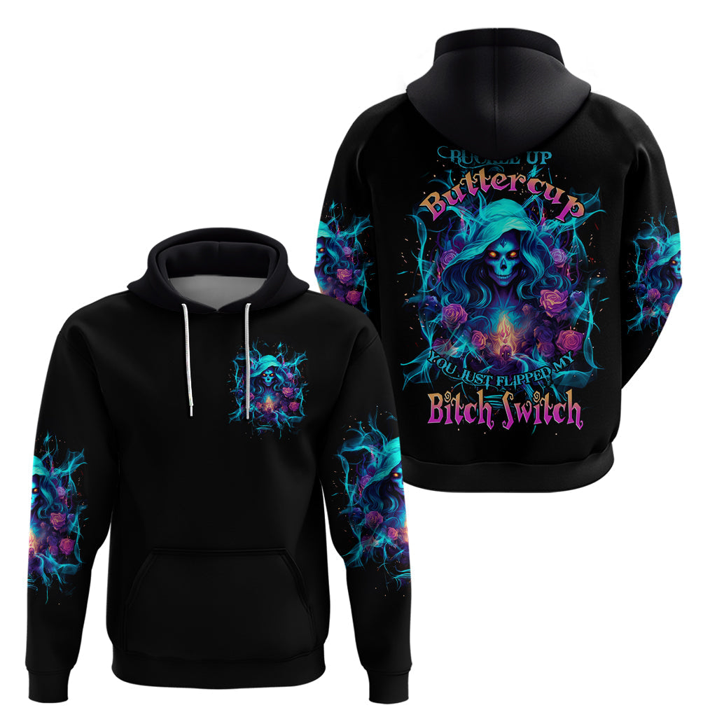 Witch Skull Hoodie I'm A Good Person But Don't Give Me A Reason To Show My Evel Side DT01