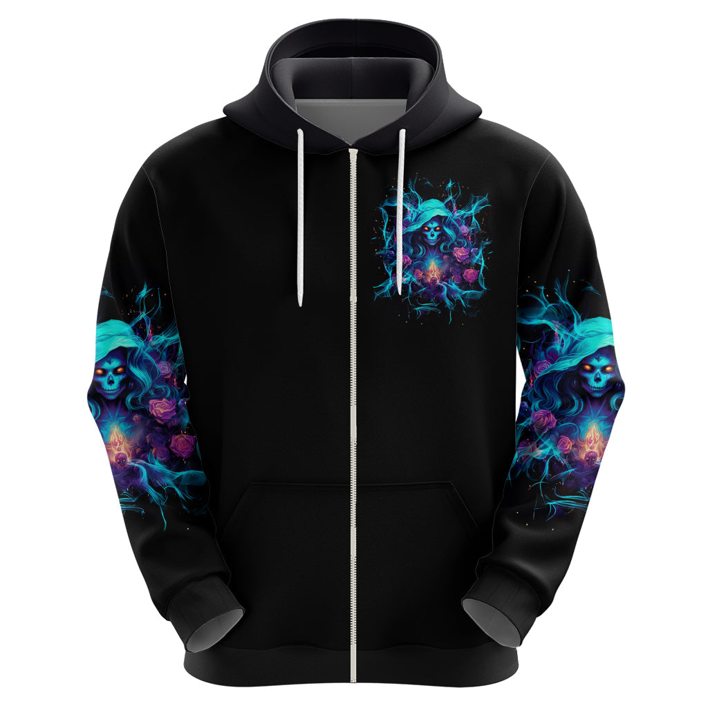 Witch Skull Hoodie I'm A Good Person But Don't Give Me A Reason To Show My Evel Side DT01