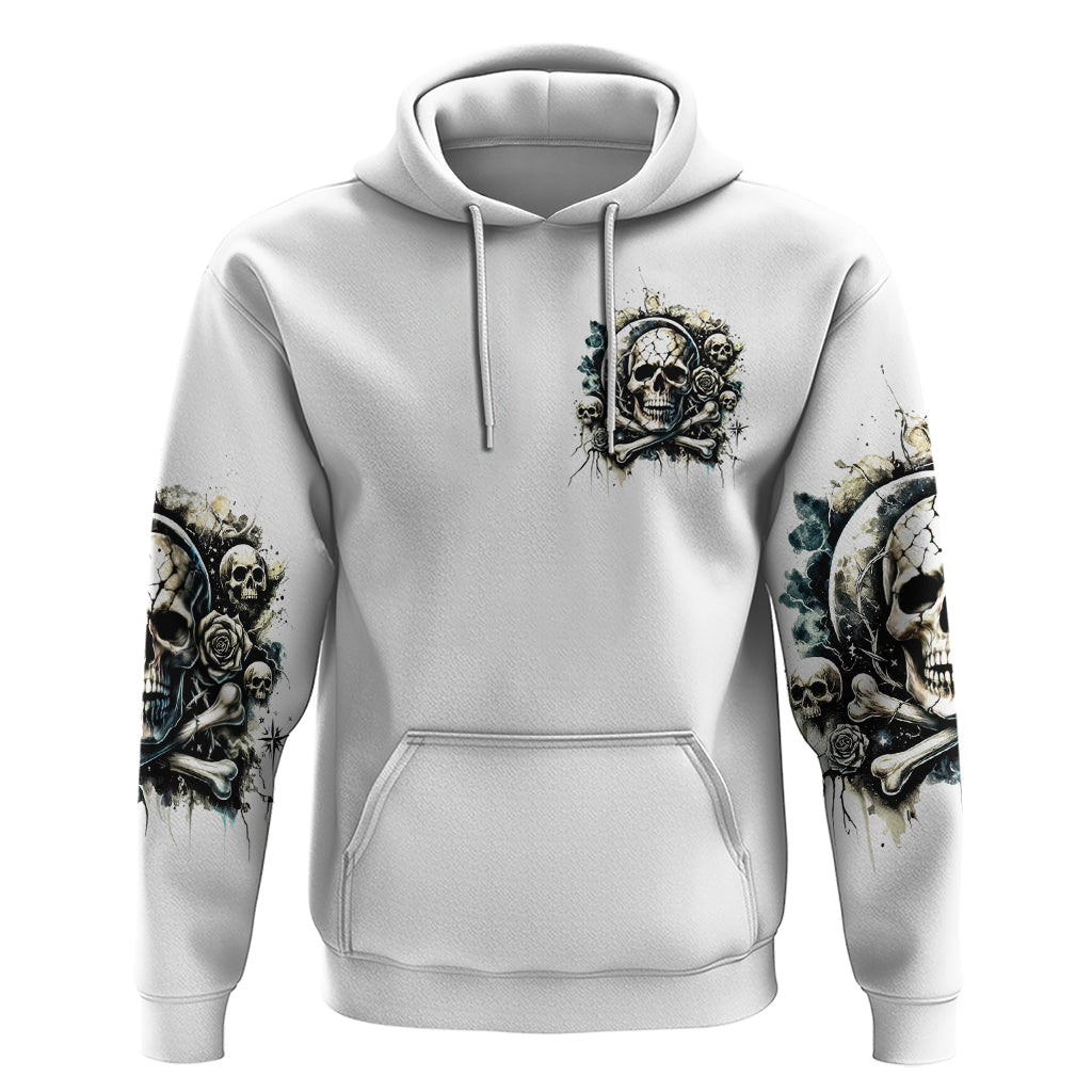 Black Skull Hoodie Hello Darkness My Old Friend DT01