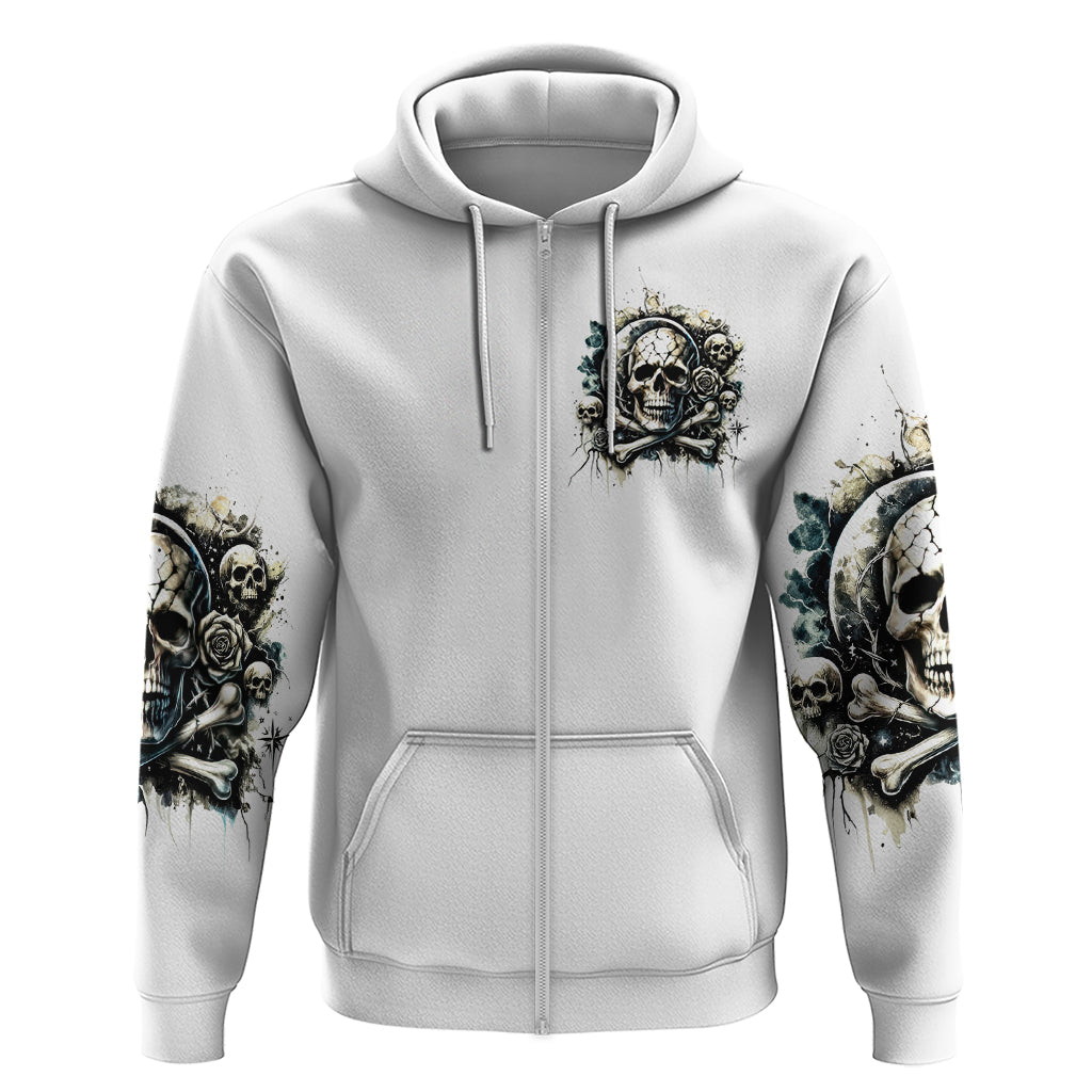 Black Skull Hoodie Hello Darkness My Old Friend DT01