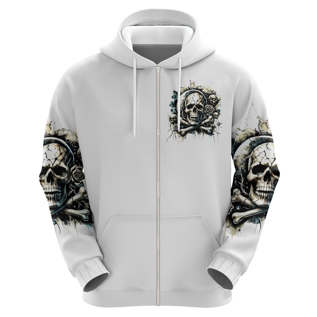 Black Skull Hoodie Hello Darkness My Old Friend DT01
