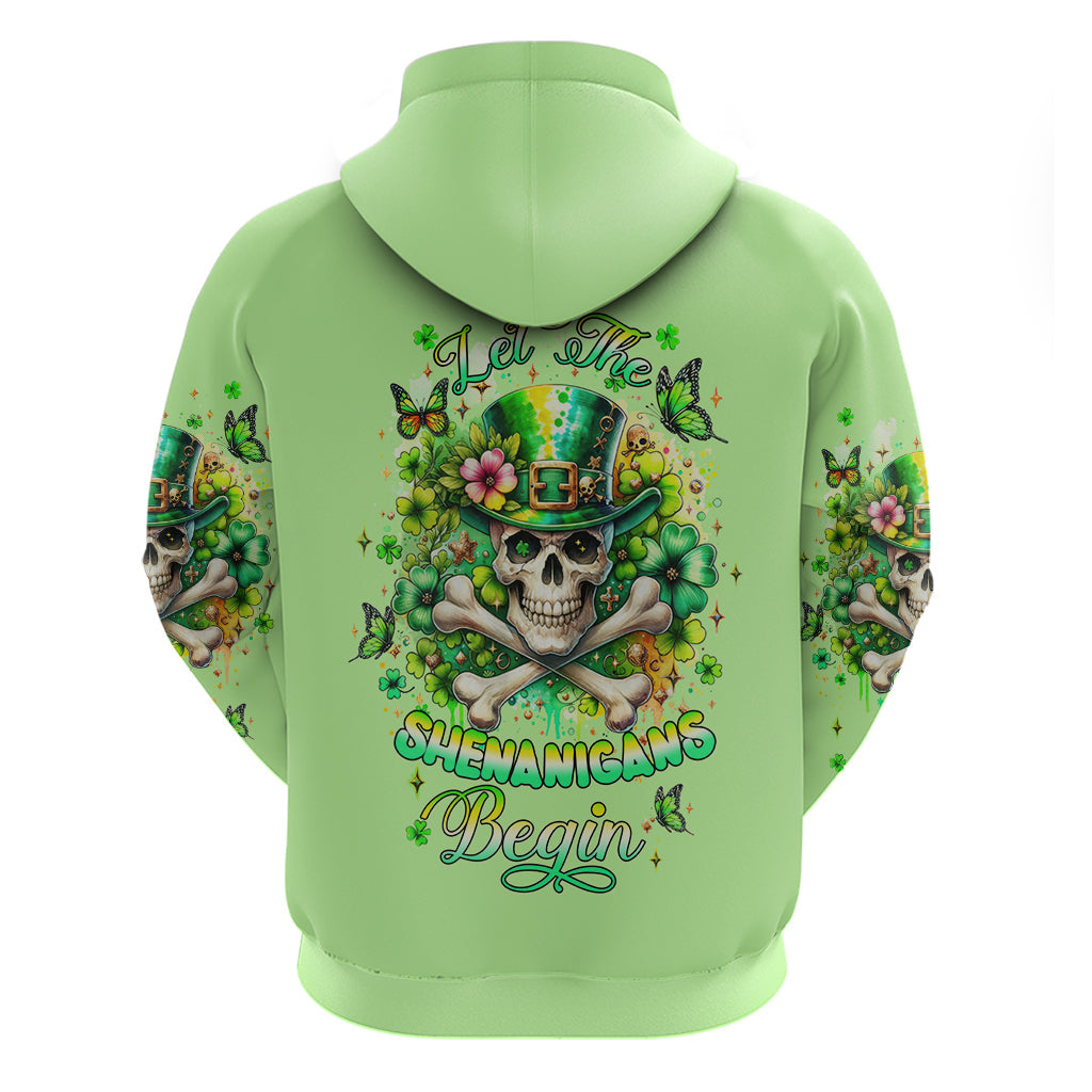 Irish Skull Hoodie Let The Shenanigans Begin DT01