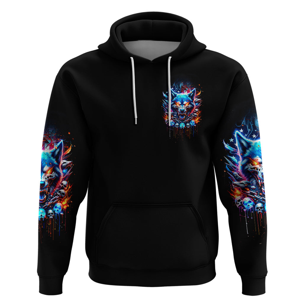 Wolf Skull Hoodie Your First Mistake Was Thinking I was One Of The Sheep DT01