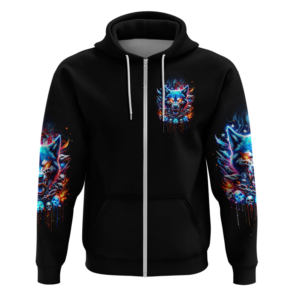 Wolf Skull Hoodie Your First Mistake Was Thinking I was One Of The Sheep DT01