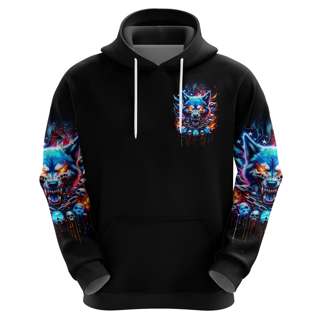 Wolf Skull Hoodie Your First Mistake Was Thinking I was One Of The Sheep DT01