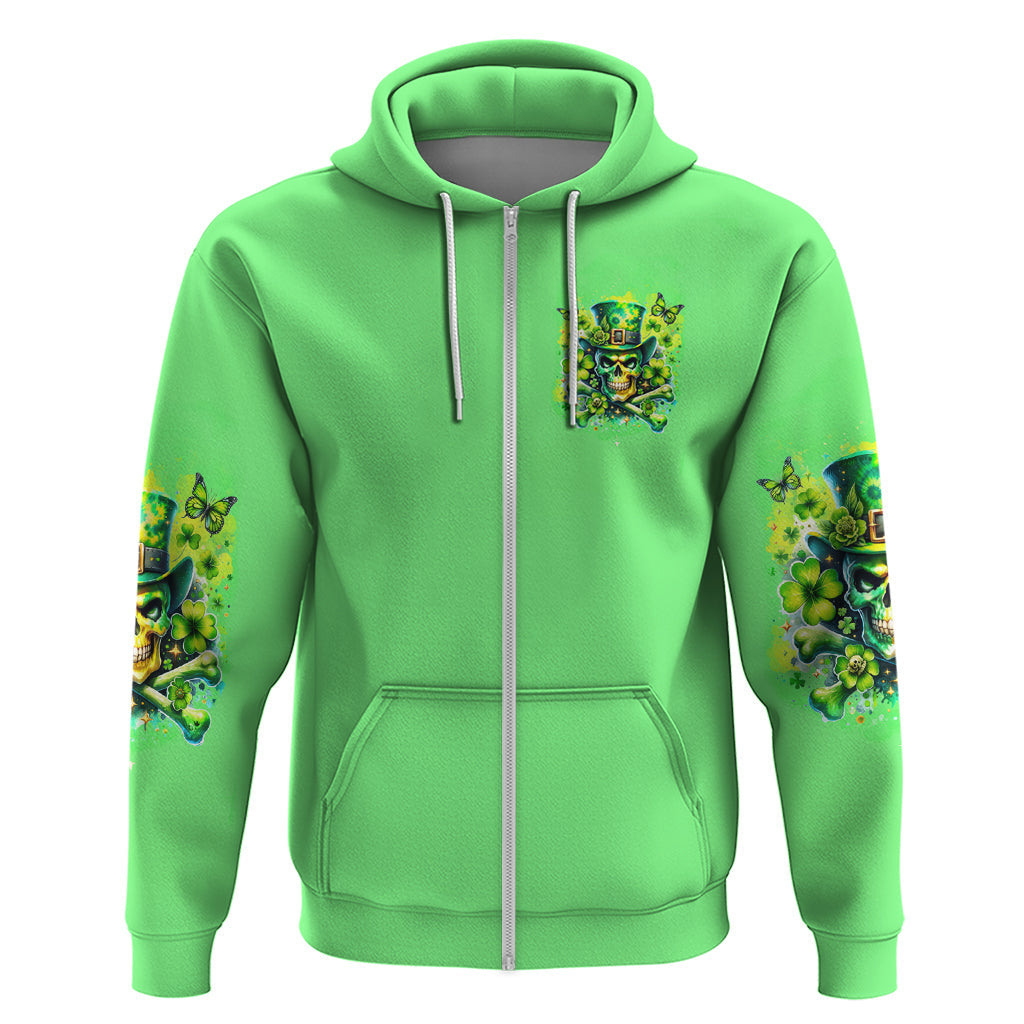 Irish Skull Hoodie I'm Not Anti Social I'm Just Not User Friendly DT01