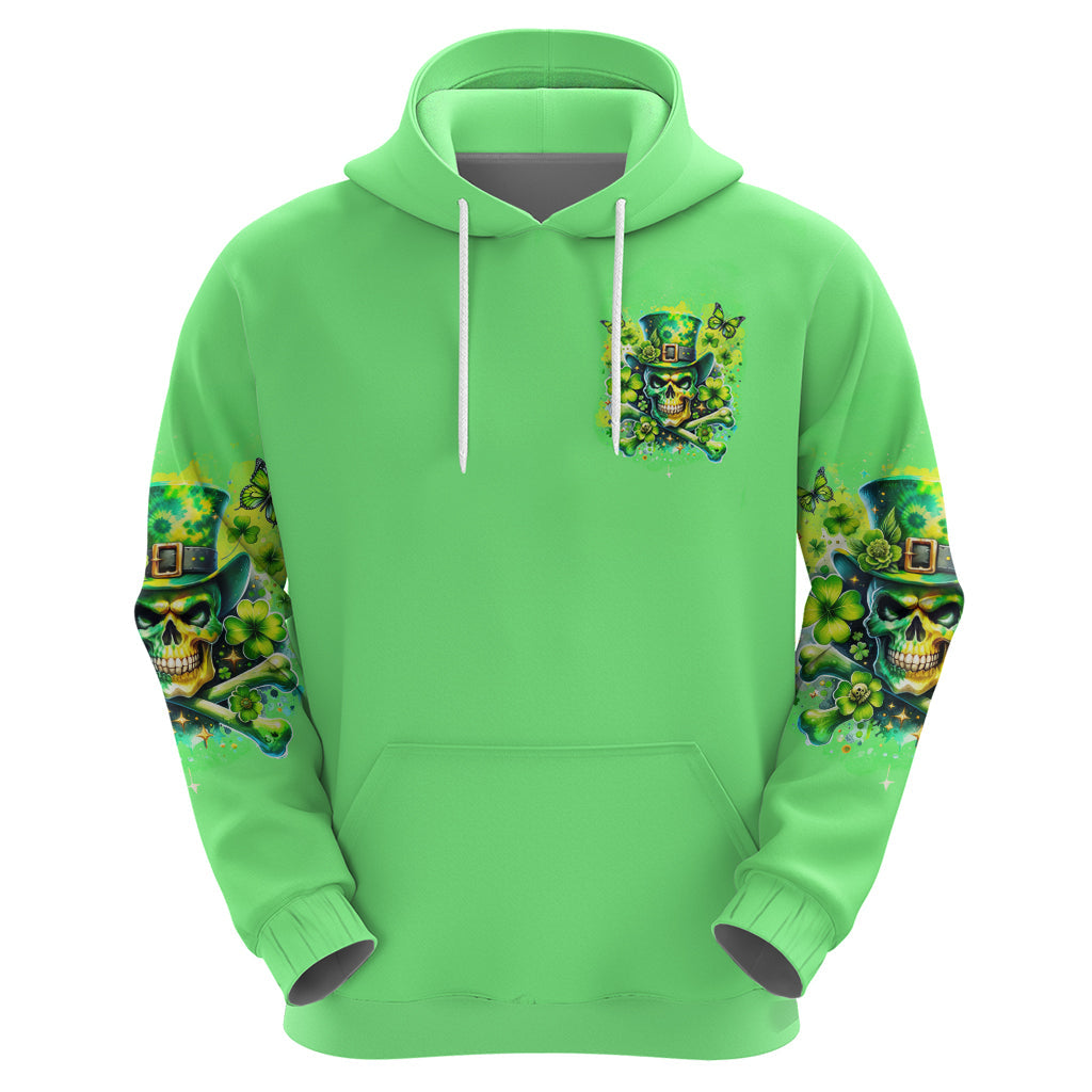 Irish Skull Hoodie I'm Not Anti Social I'm Just Not User Friendly DT01