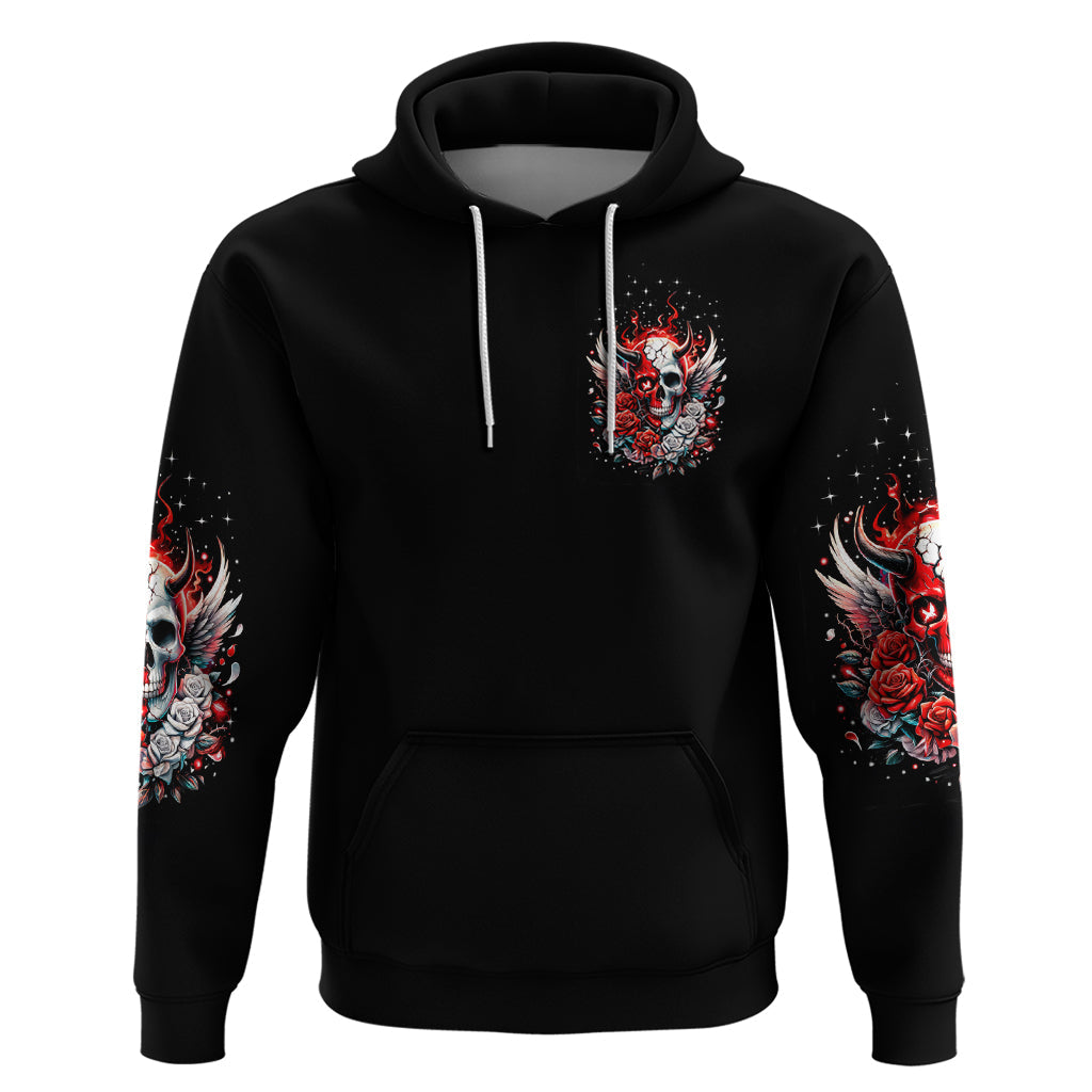 Devil Skull Hoodie In Every Angel A Demon Hides And In Every Demon An Angel Strides DT01