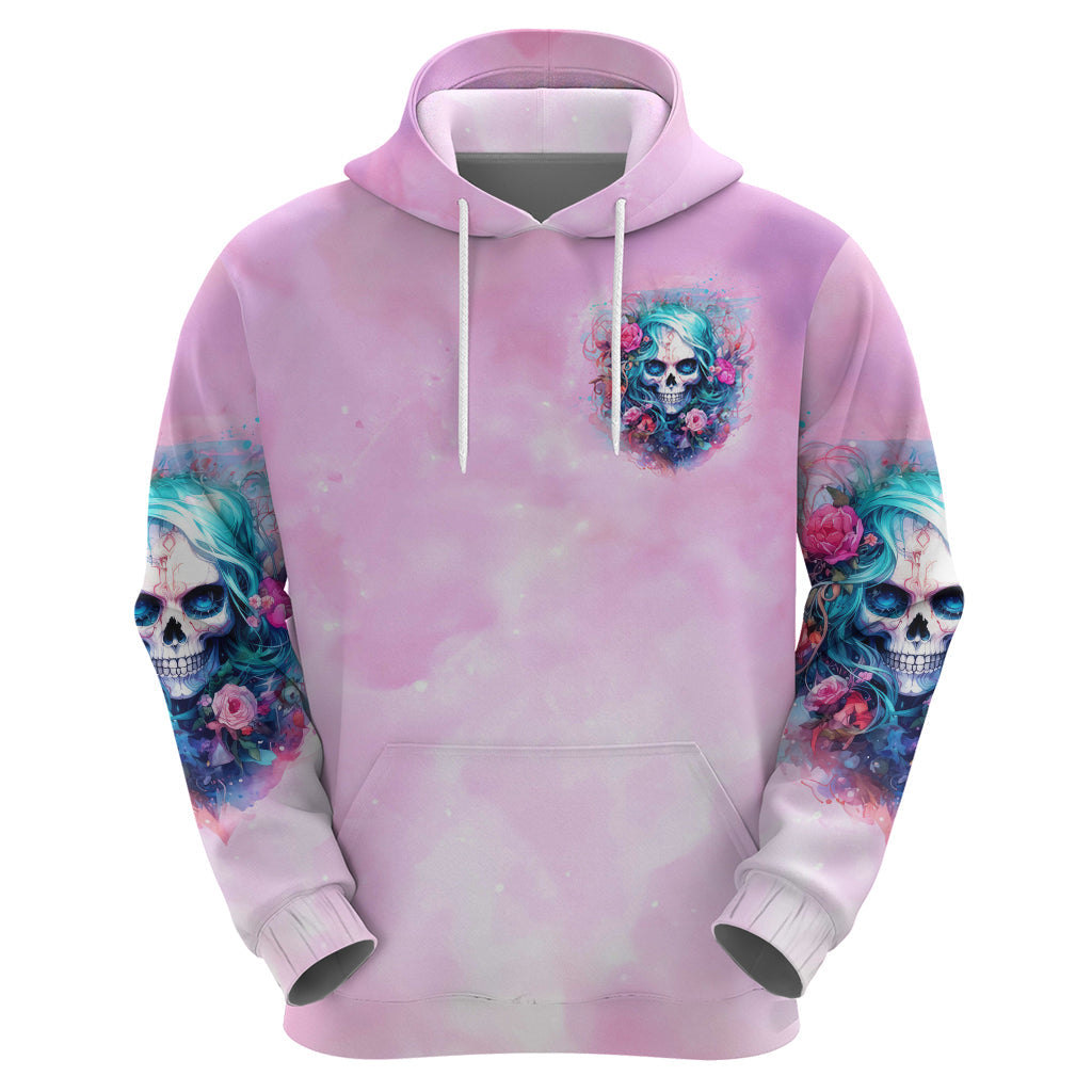Rose Skull Hoodie Bullshit So The Bitch In Me Come Out To Play DT01