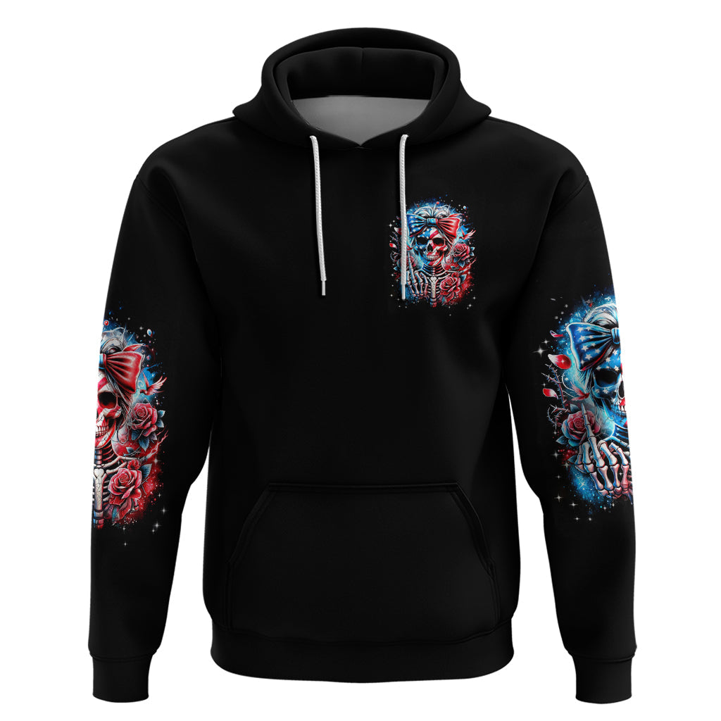 Lady Skull Hoodie Yes I'm A Bitch But Not Your DT01