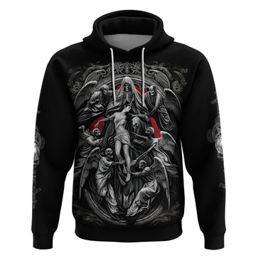 Skull Hoodie Ethereal Reapers Skull-Faced Death Angels DT01