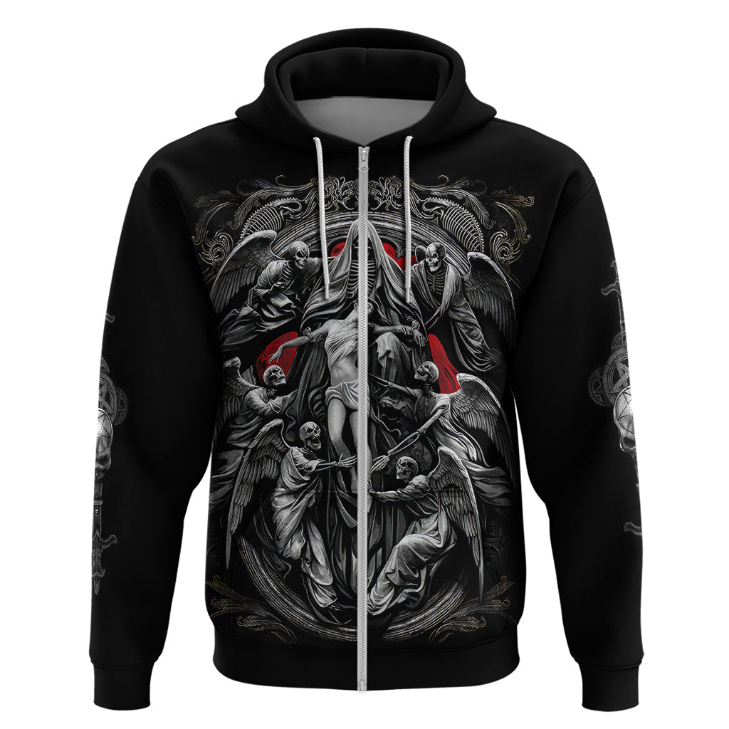 Skull Hoodie Ethereal Reapers Skull-Faced Death Angels DT01