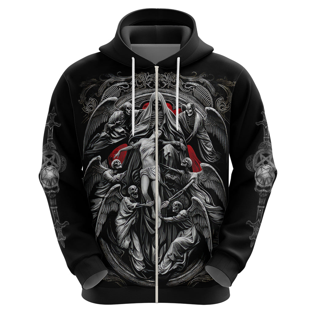 Skull Hoodie Ethereal Reapers Skull-Faced Death Angels DT01