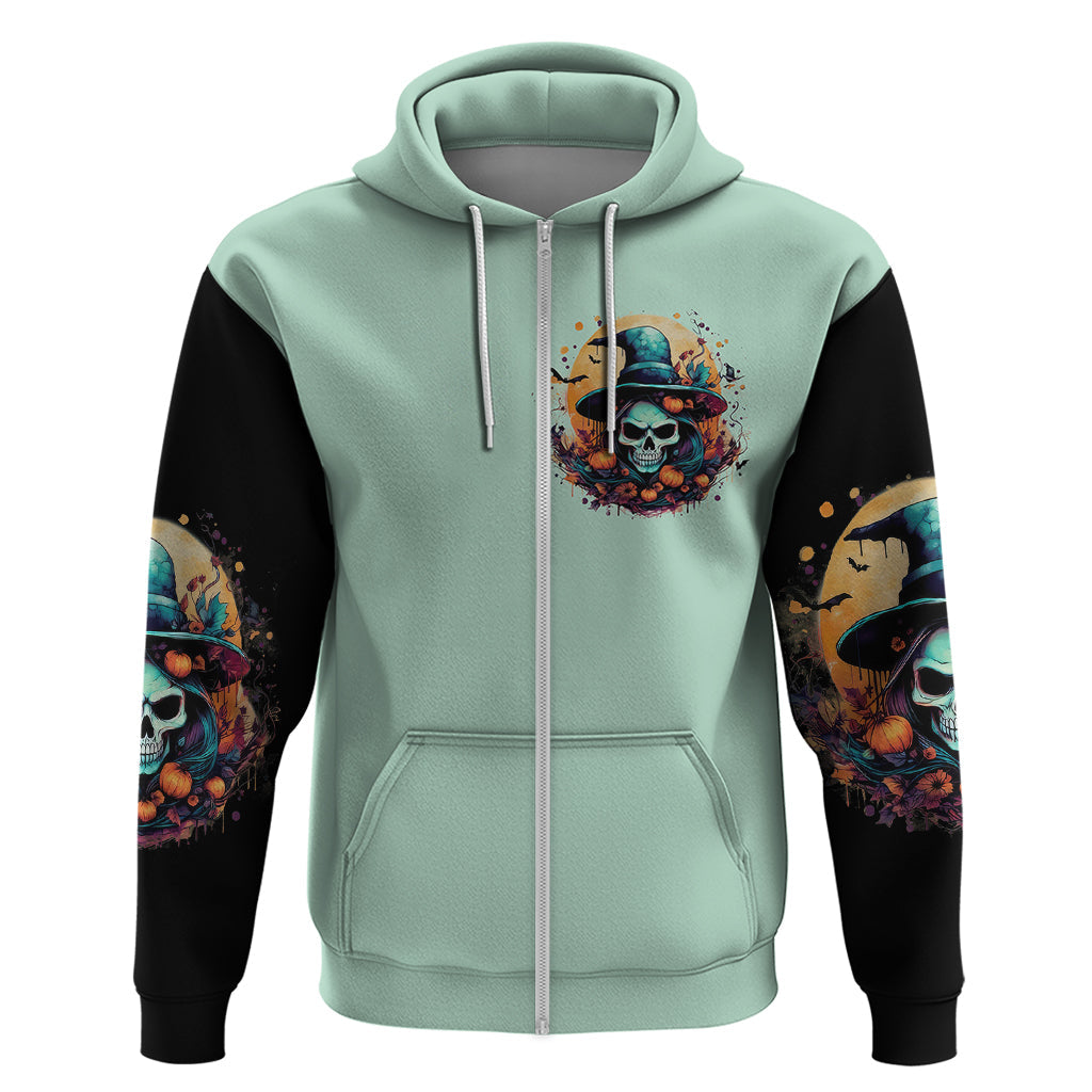 Witch Skull Hoodie Buckle Up Buttercup You Just FLipped My Witch Switch DT01