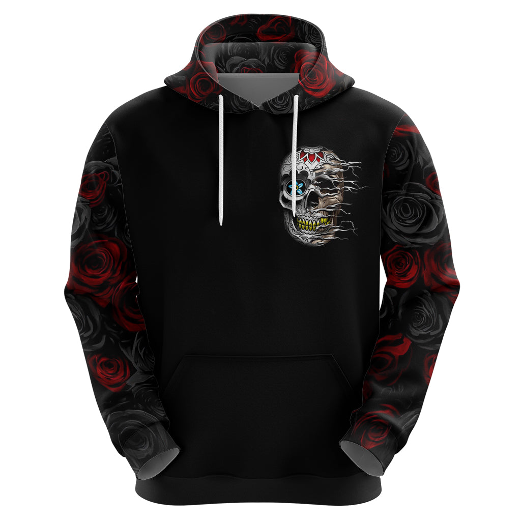 Dia De Muertos Hoodie Day Of The Death Rose Skull DT01