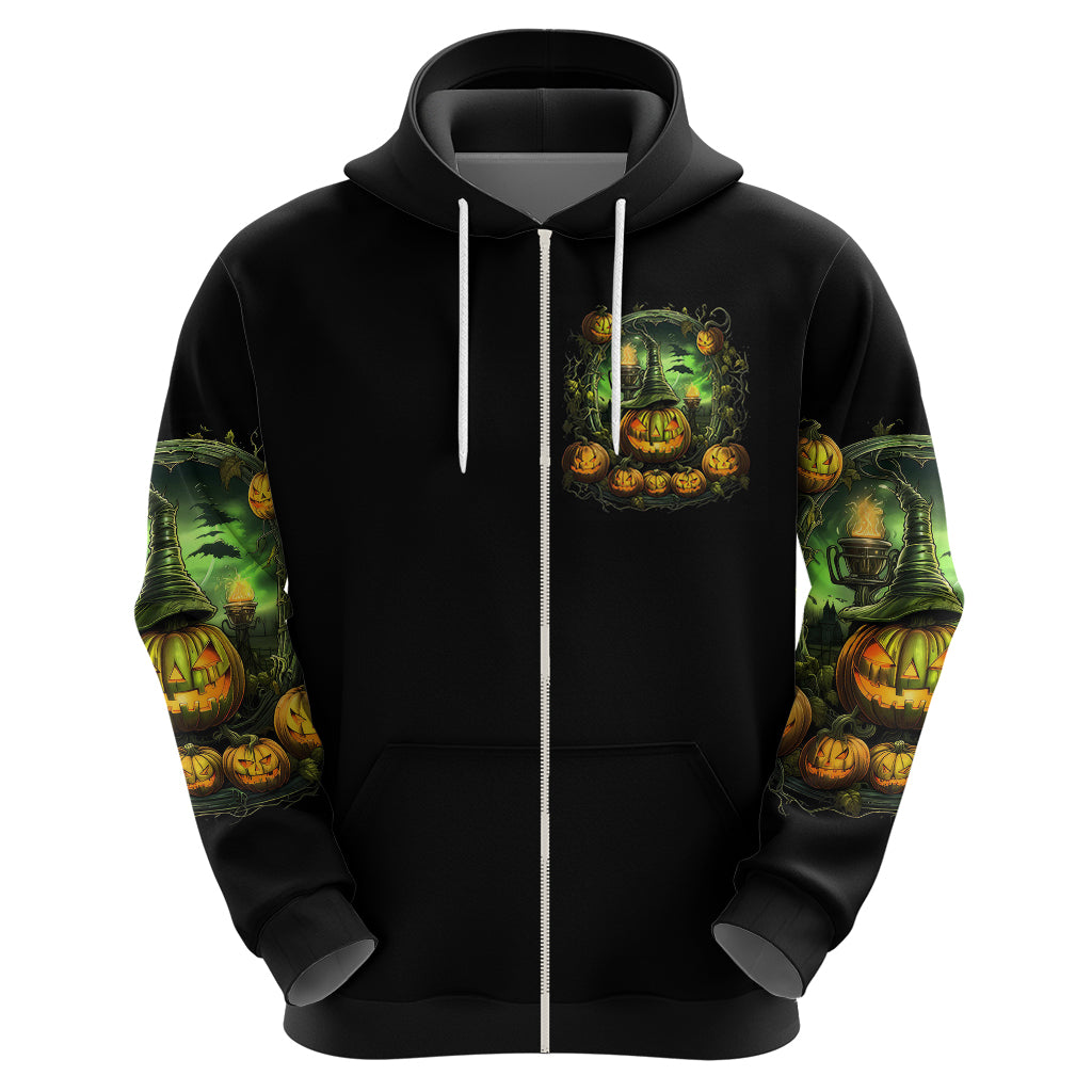 Pumpkin Skull Hoodie Drink Up Witches DT01