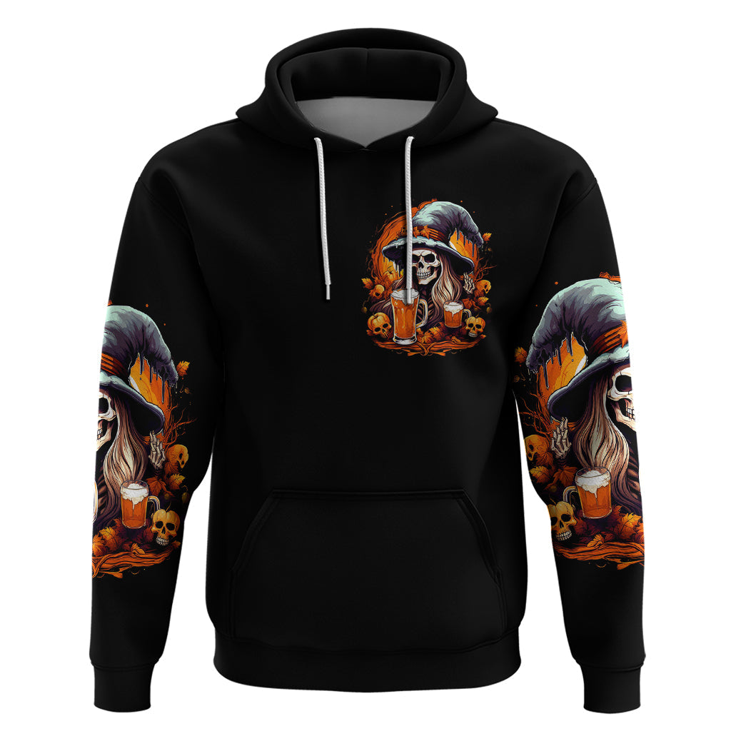 Witch Skull Hoodie Hello Darkness My Old Friend I Come To Drink With You DT01