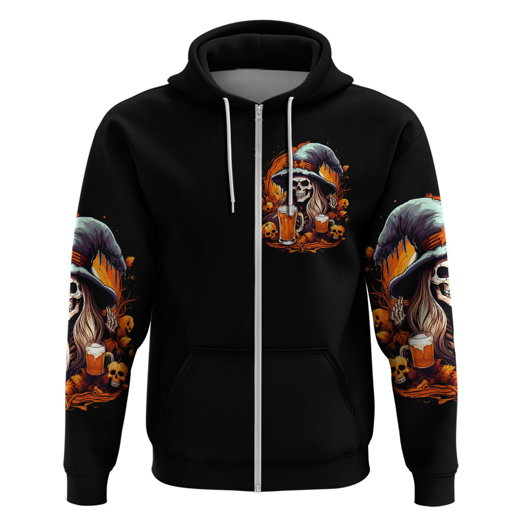 Witch Skull Hoodie Hello Darkness My Old Friend I Come To Drink With You DT01