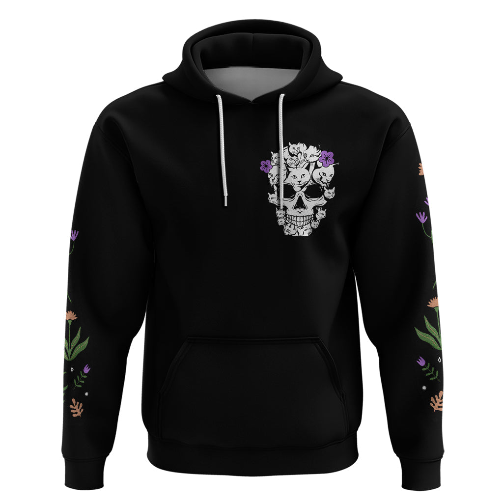 Cat Skull Hoodie Purr Evill DT01