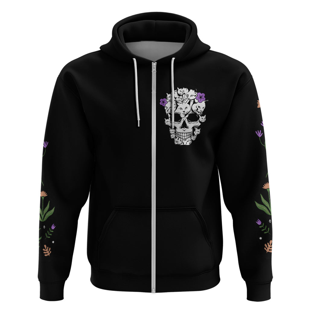 Cat Skull Hoodie Purr Evill DT01