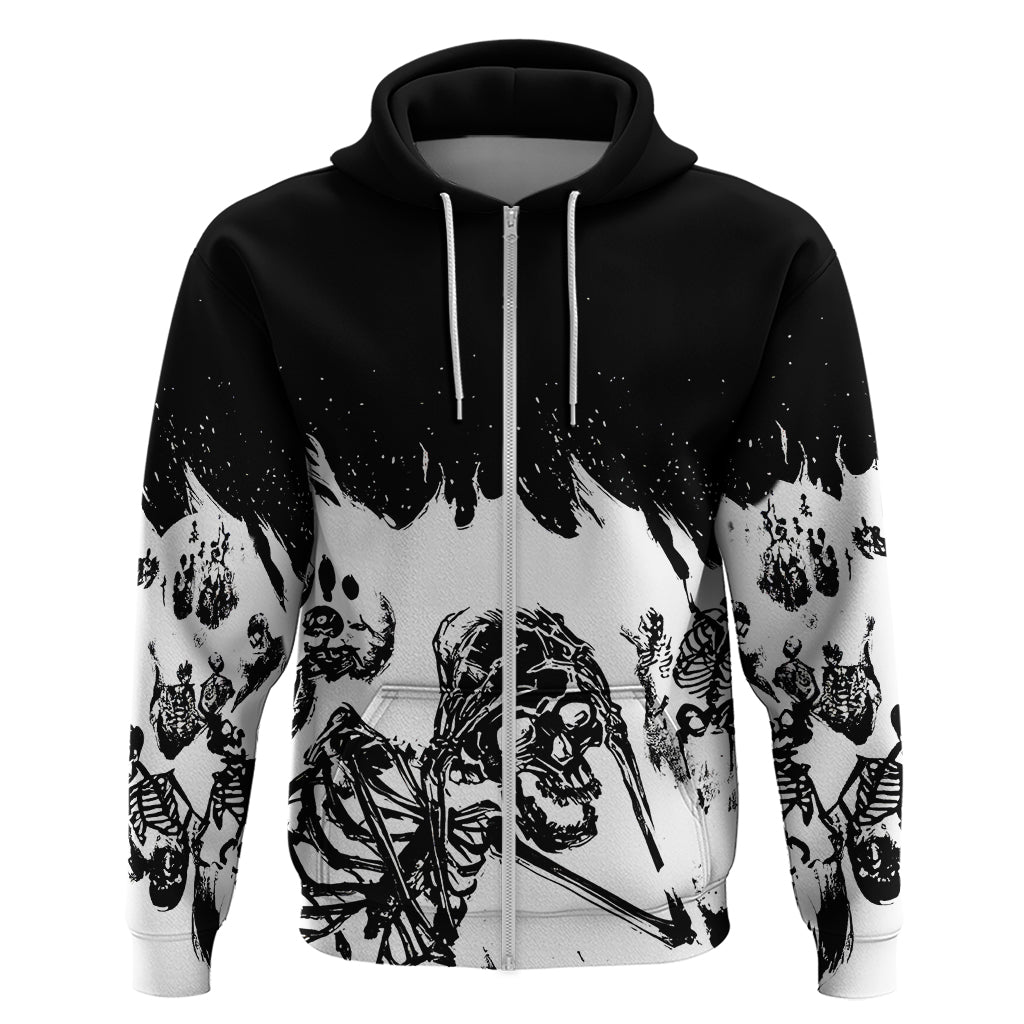 Fire Skull Hoodie Scream In Fire DT01