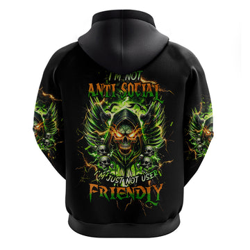 Doule Skull Hoodie Angel To Some Demon To Most DT01