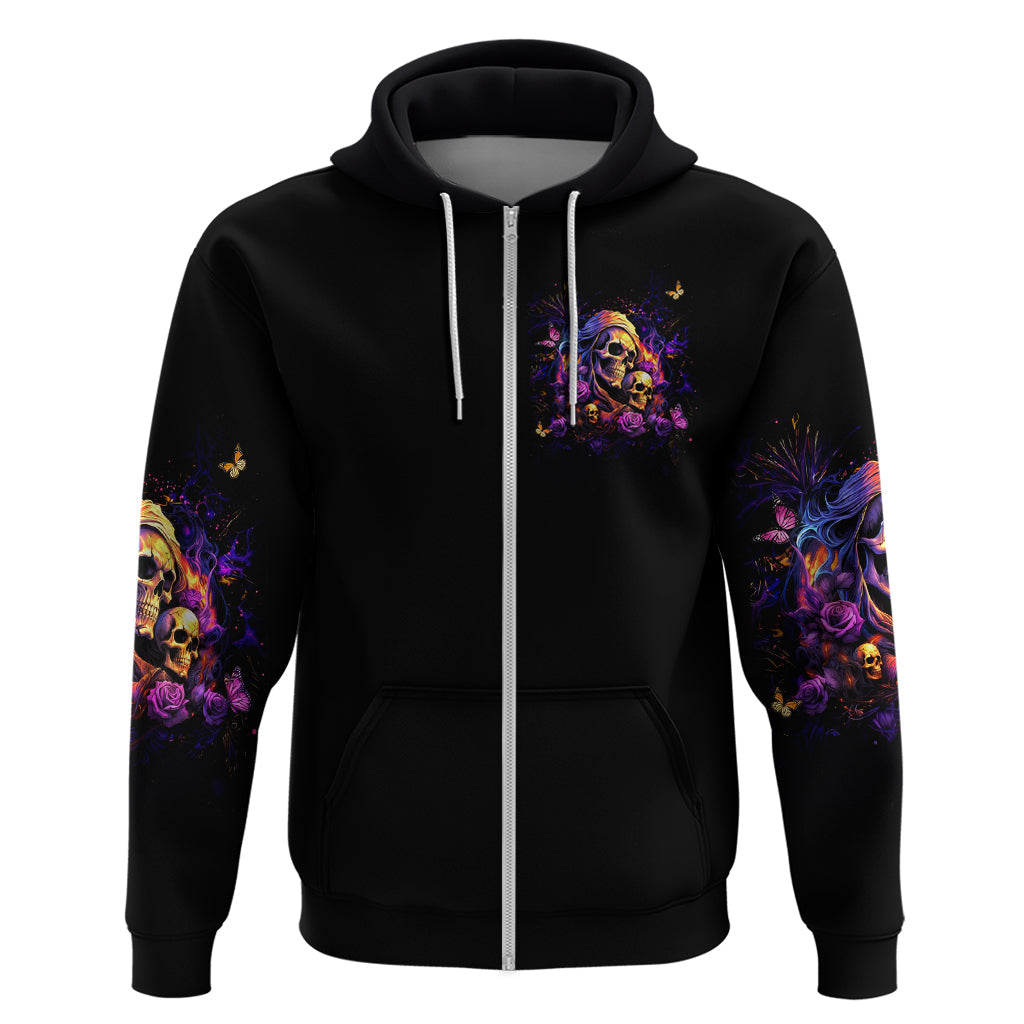 Irish Skull Hoodie Good Girl Drinve Wine, Badass Girl Chug Beer DT01