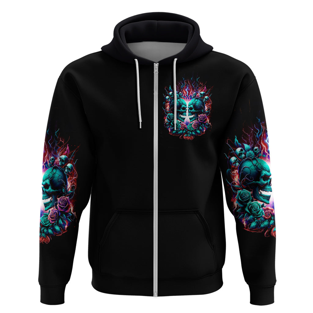 Twin Skull Hoodie Don't Try Figure Me out I'm A Special Kind Of Twisted DT01