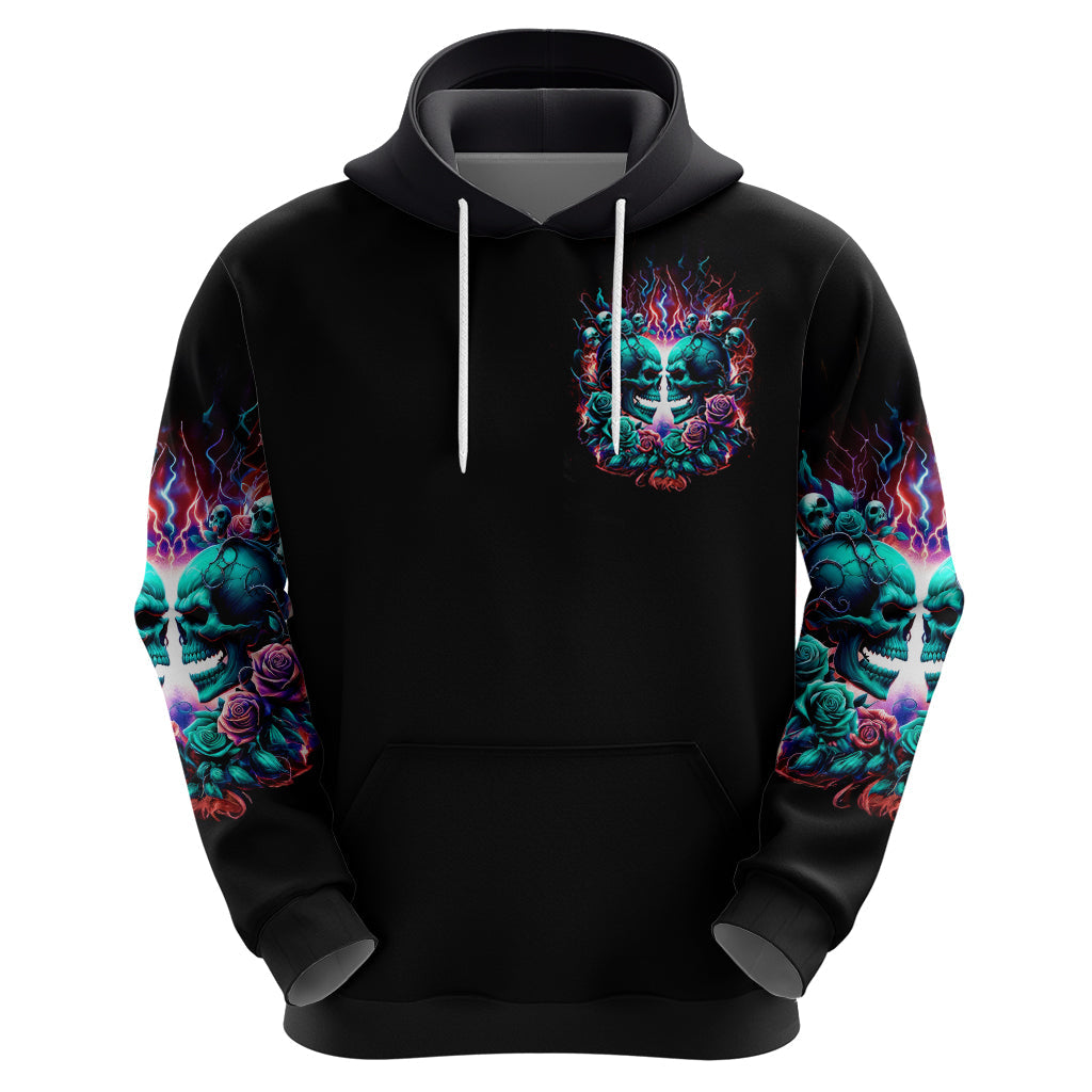 Twin Skull Hoodie Don't Try Figure Me out I'm A Special Kind Of Twisted DT01