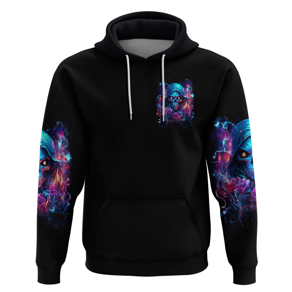 Flame Skull Hoodie While You Are Talking Behind My Back Freel Free To Bend Down And Kiss My Ass DT01