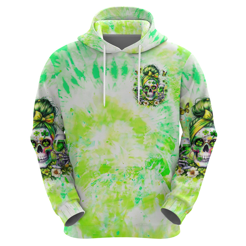 Irish Skull Hoodie Drink Up Bitch DT01