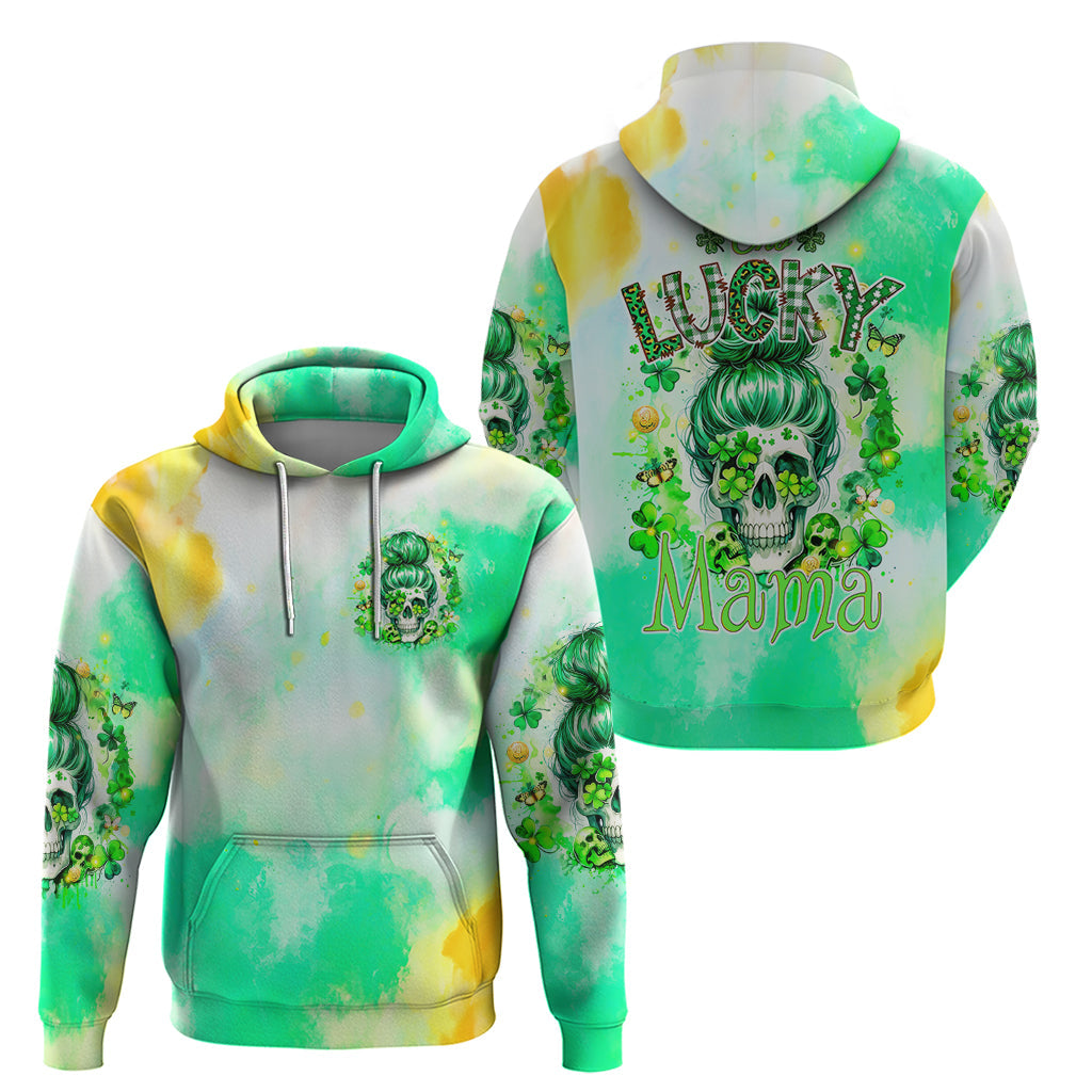 Irish Skull Hoodie Oho Lucky Mama DT01
