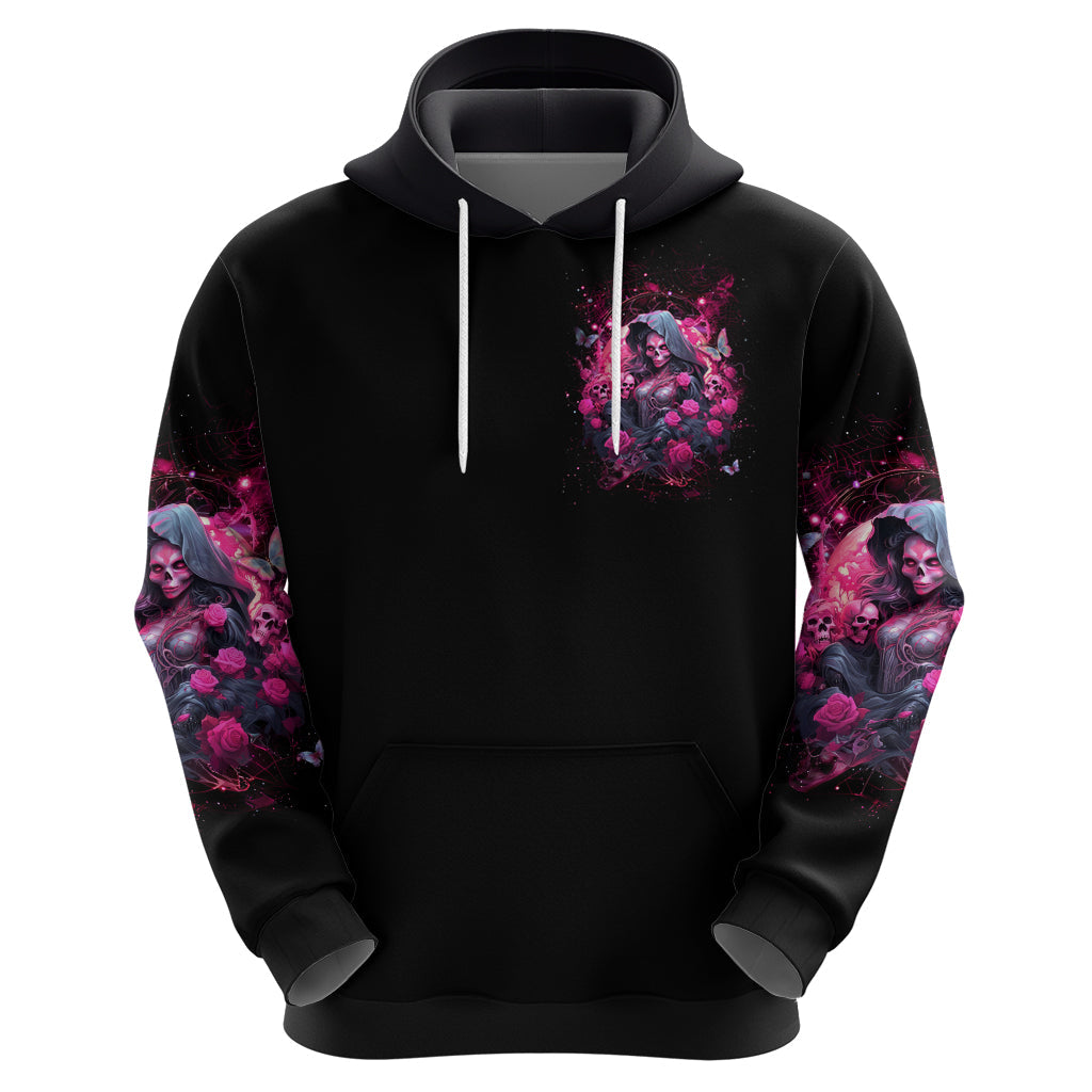 Witch Skull Hoodie They Whispered To Her You Cannot Withstand The Storm DT01