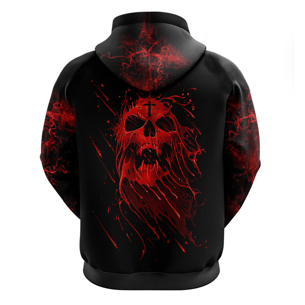 Skull Hoodie Bloody Skull Scream DT01