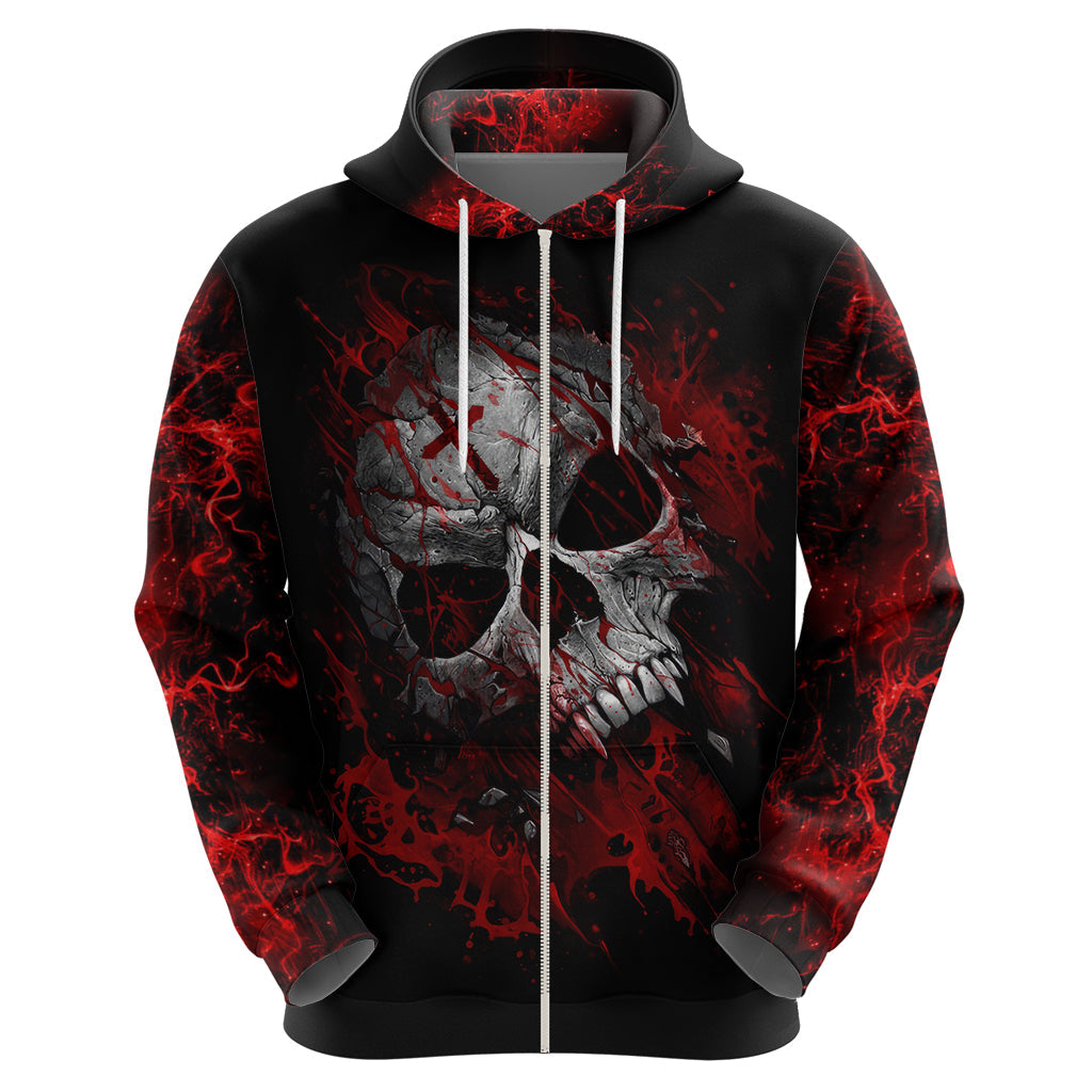 Skull Hoodie Bloody Skull Scream DT01