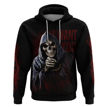 Reaper Hoodie Uncle Death Angel Peace Skull DT01