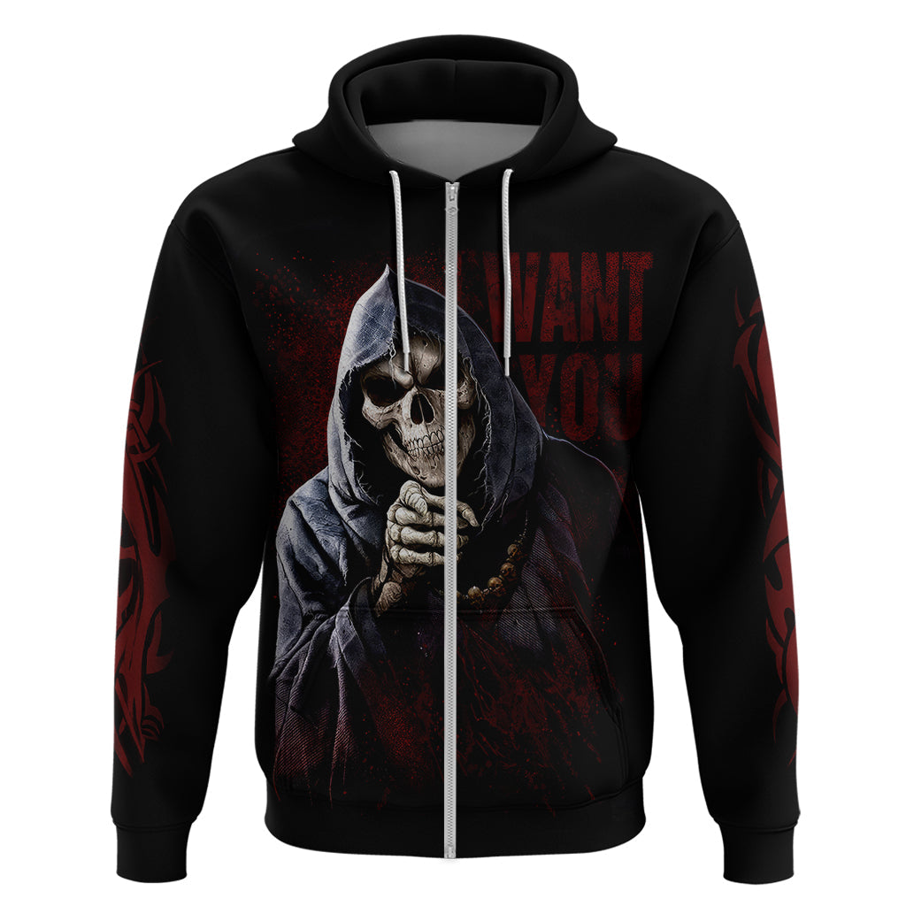 Reaper Hoodie Uncle Death Angel Peace Skull DT01