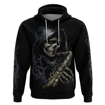 Skull Hoodie Musician Of Death DT01