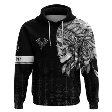 Skull Hoodie Chief Skeleton DT01