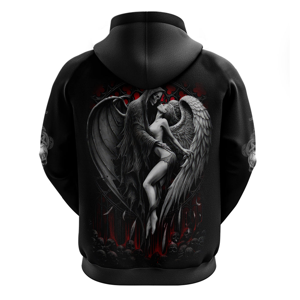 Skull Hoodie Death Angel In Love DT01