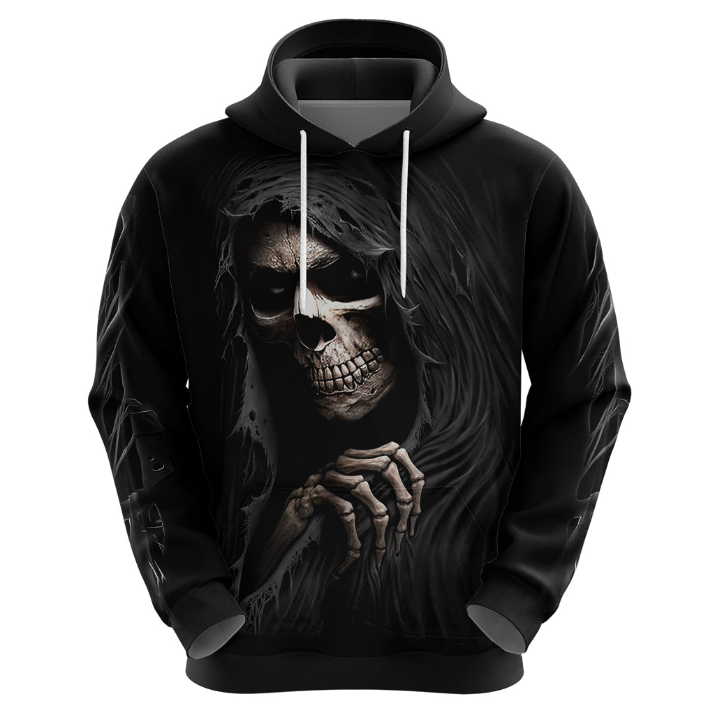 Skull Hoodie Evil Skeleton Look Inside DT01