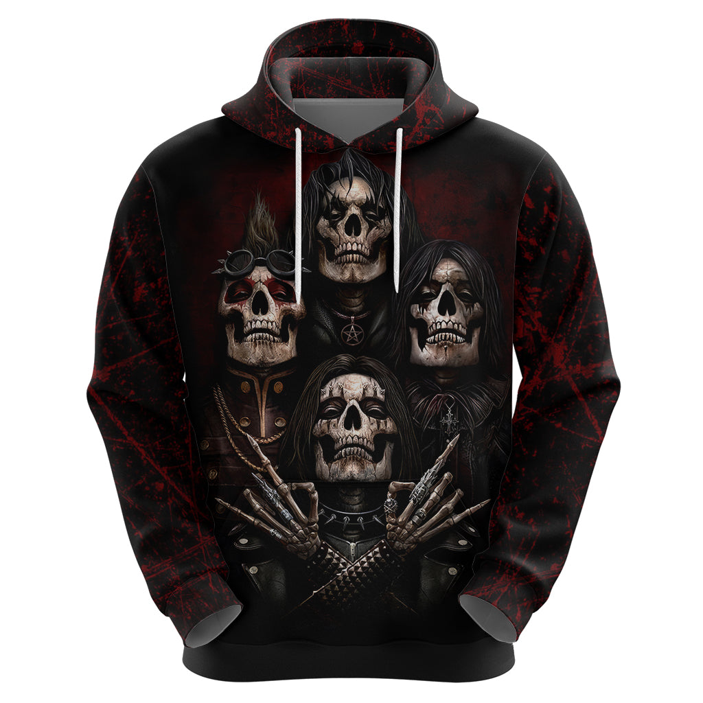 Skull Hoodie Boy Band Queen DT01