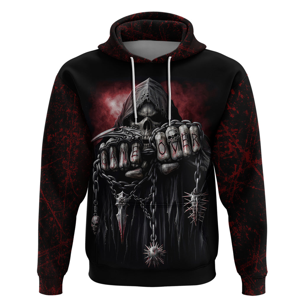 Skull Hoodie Death Skull Game Over DT01