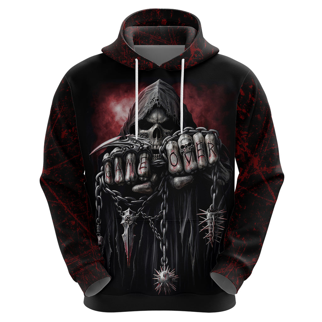 Skull Hoodie Death Skull Game Over DT01