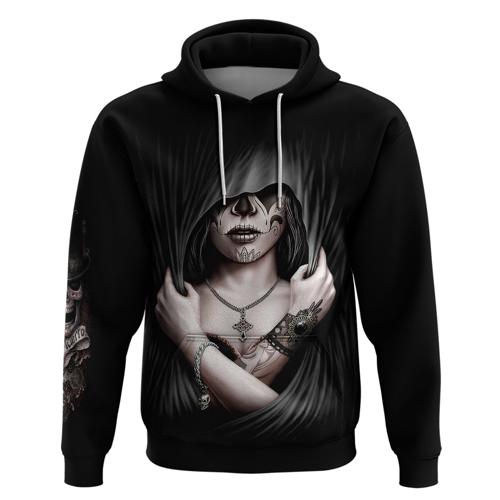 Skull Hoodie Girl Day Of The Dead DT01