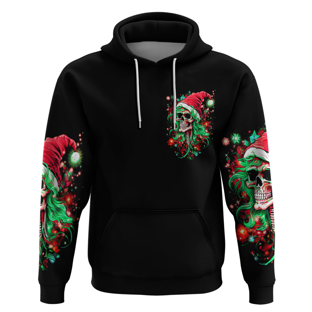 Skull Santa Girl Hoodie Is This Jolly Enough DT01